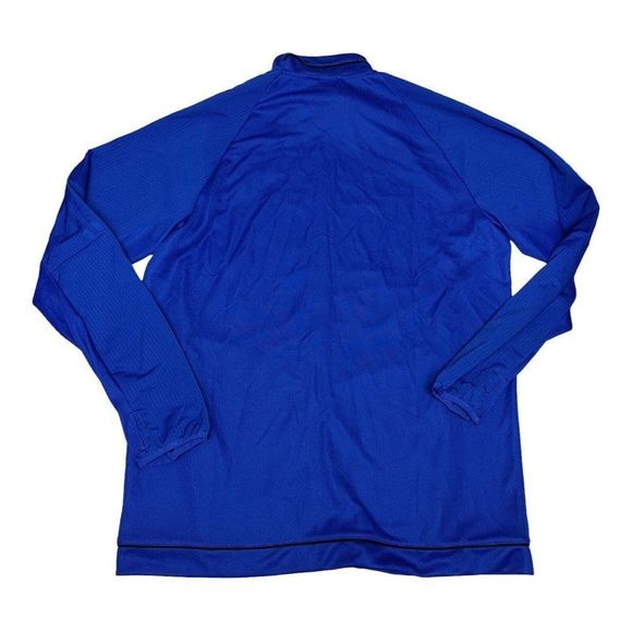 Adidas Men’s Trio 17 Full Zip Training Jacket White Mock Neck BQ8201 Thumbhole - Picture 10 of 15